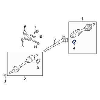 Ford OE - Right CV Joint Retaining Ring