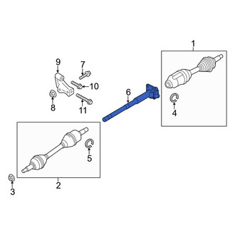 Ford OE - Front CV Intermediate Shaft