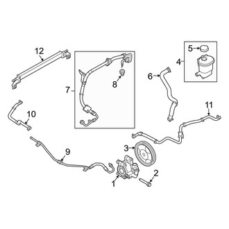 Ford OE - Steering Gear & Linkage - Pump & Hoses