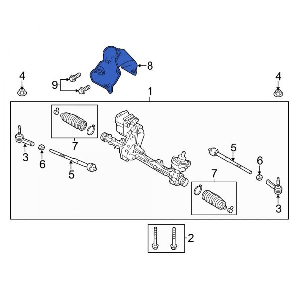 Steering Gear Dust Shield