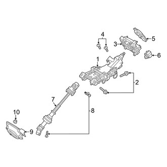 Ford OE - Steering Column Assembly (Manual Tilt/Telescoping)