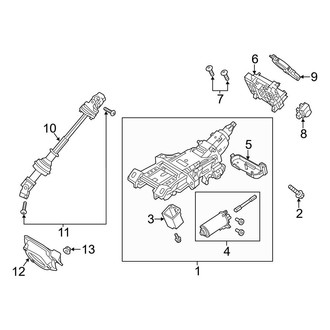 Ford OE - Steering Column Assembly (Power Tilt/Telecsoping)