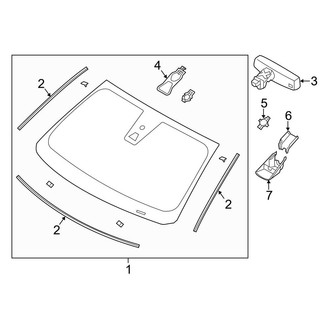 Ford OE - Windshield & Components