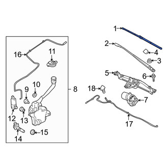 Ford OE - Left Wiper Blade