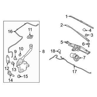 Ford OE - Windshield - Wiper & Washer Components