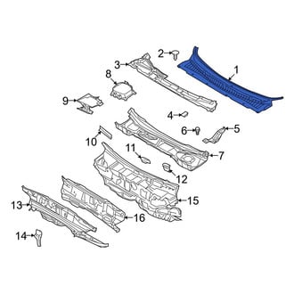 Ford OE - Upper Cowl Cover