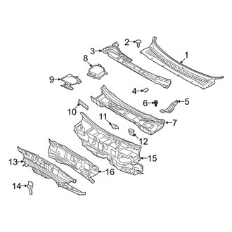 Ford OE - Cowl Cover Bolt