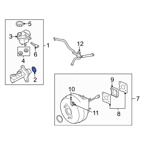 Brake Master Cylinder Gasket