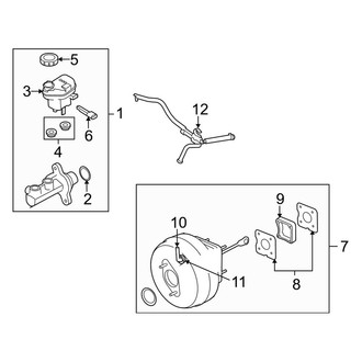 Ford OE - Cowl - Components on Dash Panel