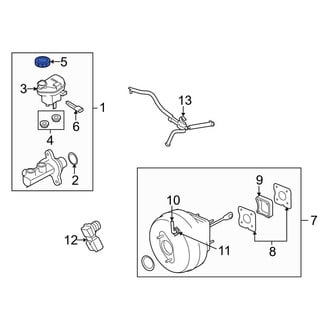 Ford OE - Brake Master Cylinder Reservoir Cap
