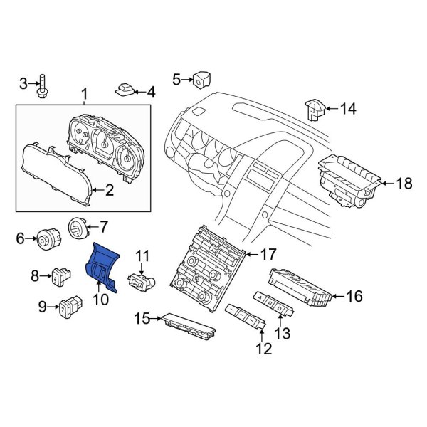 Ignition Lock Escutcheon