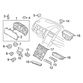 Ford OE - Instrument Panel - Cluster & Switches