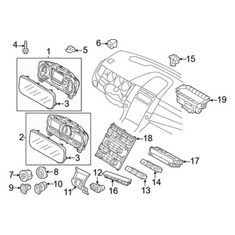 Ford OE - Instrument Panel - Cluster & Switches