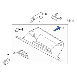 Ford OE - Glove Box Latch Screw