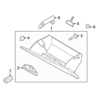 Ford OE - Instrument Panel - Glove Box