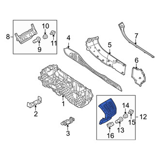 Ford OE - Rear Console Trim Panel