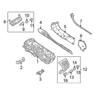 Ford OE - Center Console (Side Trim)