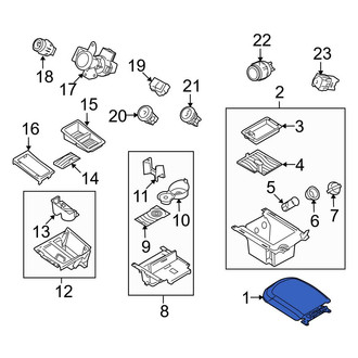 Ford OE - Center Console Armrest
