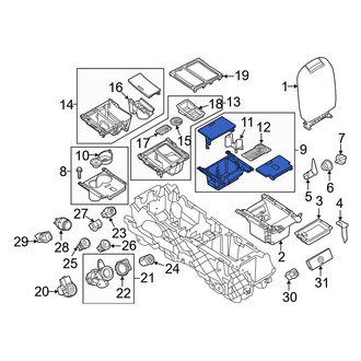 Ford OE - Console Cup Holder