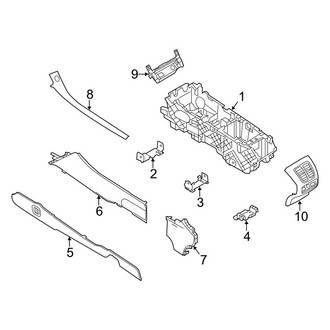 Ford OE - Center Console (Side Trim)