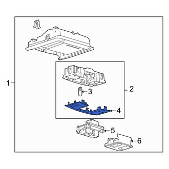 Ford OE - Map Light Lens