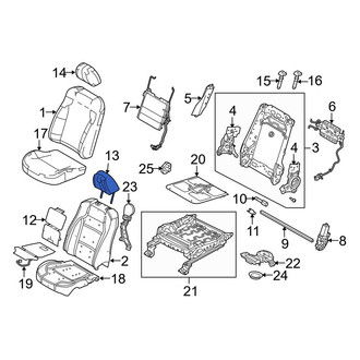Ford OE - Front Left Headrest