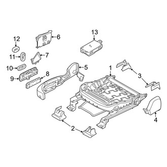Ford OE - Seats & Tracks - Tracks & Components (Power Passenger Seat)