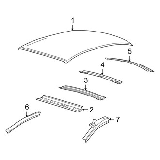 Ford OE - Roof & Components (W/O Sunroof)