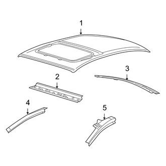 Ford OE - Roof & Components (With Sunroof)
