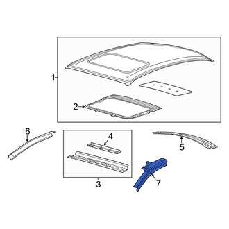 Ford OE - Left Roof Side Rail