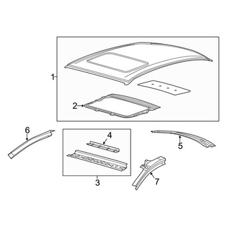 Ford OE - Roof & Components (With Sunroof)