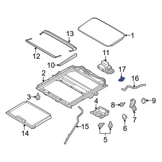 Ford OE - Sunroof Drain Hose Drain Valve