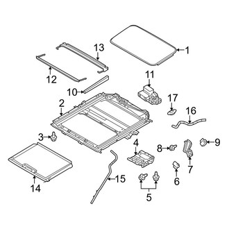 Ford OE - Roof - Sunroof