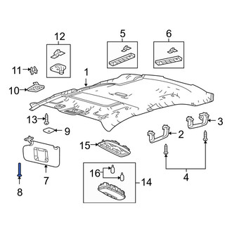 Ford OE - Interior Grab Bar Screw