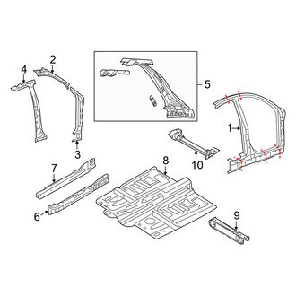 Ford OE - Pillars, Rocker & Floor - Aperture Panel