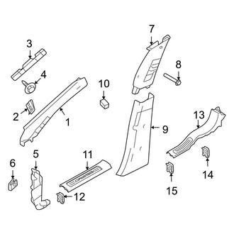 Ford OE - Pillars, Rocker & Floor - Interior Trim