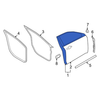 Ford OE - Front Left Door Shell
