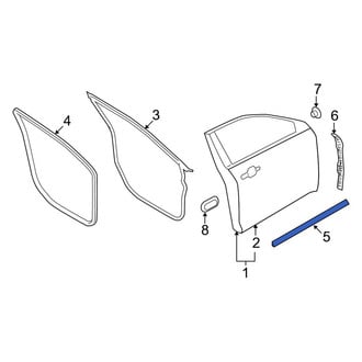 Ford OE - Front Lower Door Seal