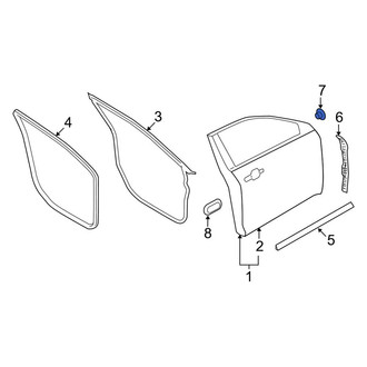 Ford OE - Front Upper Door Plug