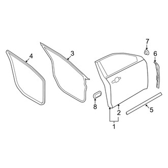 Ford OE - Front Door - Door & Components