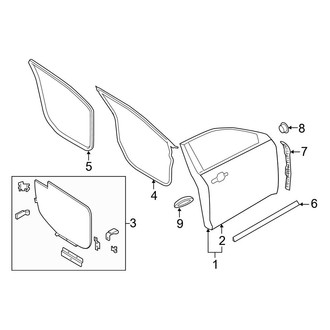 Ford OE - Front Door - Door & Components