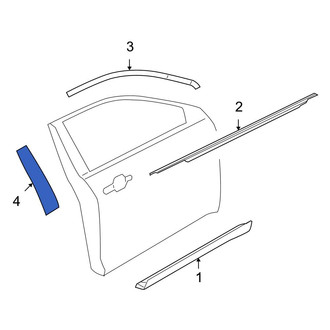 Ford OE - Front Left Door Applique