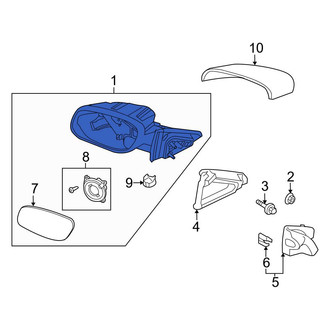 Ford OE - Front Right Door Mirror
