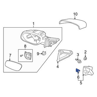 Ford OE - Door Mirror Cover Clip