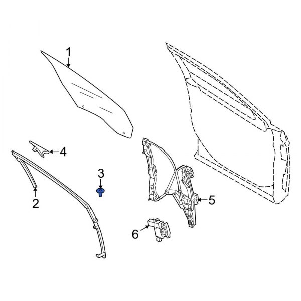 Window Channel Screw