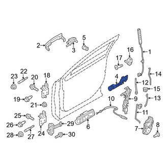 Ford OE - Front Left Exterior Door Handle Base