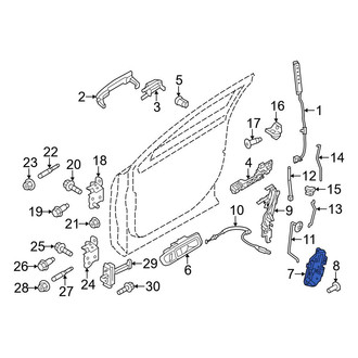 Ford OE - Front Left Door Latch Assembly
