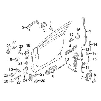 Ford OE - Front Door - Lock & Hardware