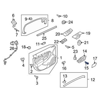 Ford OE - Front Inner Door Interior Trim Panel Bolt