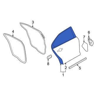 Ford OE - Rear Right Door Shell